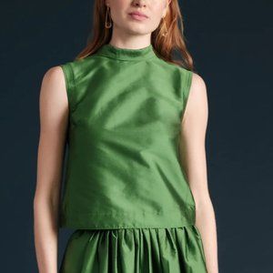 FRANCES VALENTINE Colette Shell Green - LARGE NWT